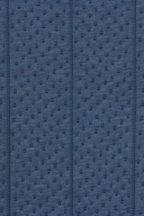 Mattress ticking Navy 7,5 cm Stepped