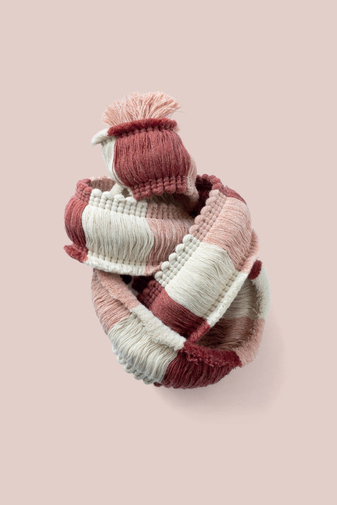 Brush Fringe Trio Bubblegum